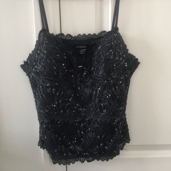 Le Chateau Bling Tank Top - Picture 1 of 4